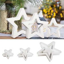 3D Hollow Star Epoxy Resin Mold Handmade Silicone Mould for DIY Xmas Decor Craft