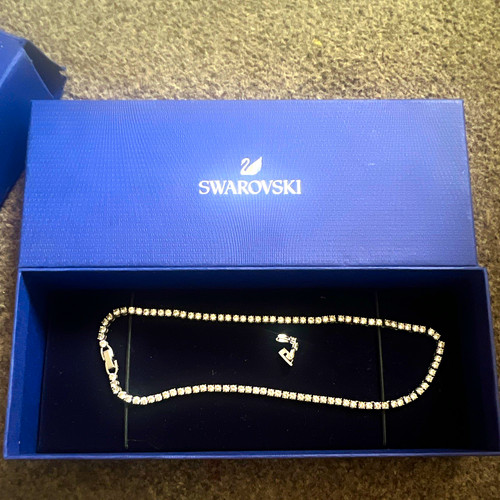 Swarovski tennis necklace - tennis,