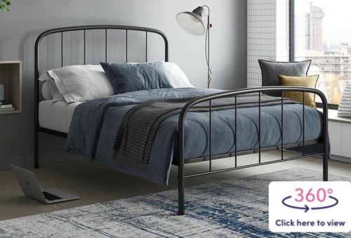 Westbrook metal bed frame with - bed,