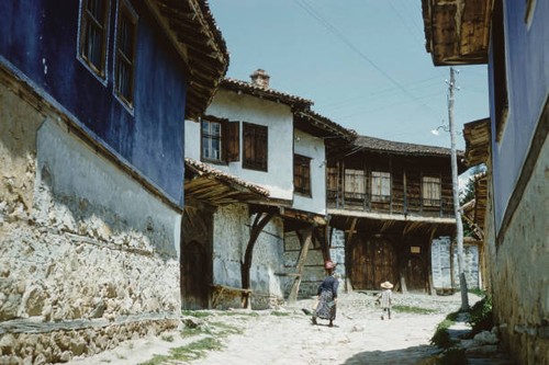 Street scene koprivshtitsa - street,