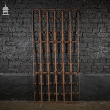 Tall 19th C Blacksmith made Wrought Iron Railing Panel