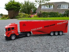 Red European Large Truck Lorry