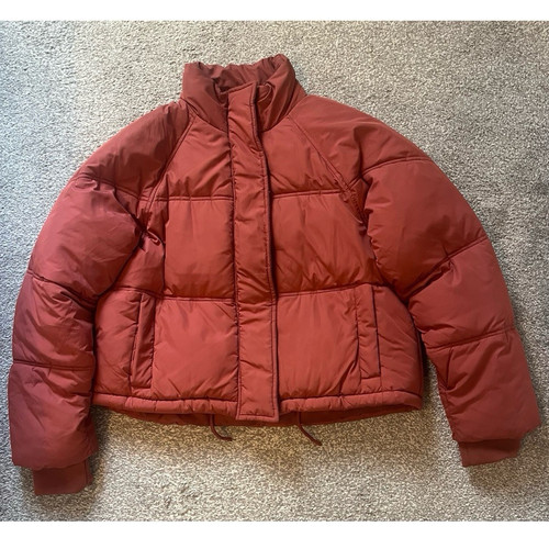 Topshop red puffer - red, jacket