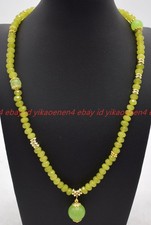 Natural 4x6mm Faceted Green