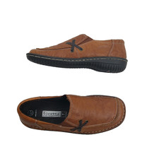 Loretta Brown Leather Slip On