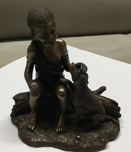 Cold cast bronze sculpture - cold,