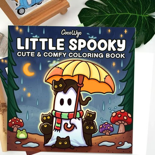 Little spooky coloring book - coloring,