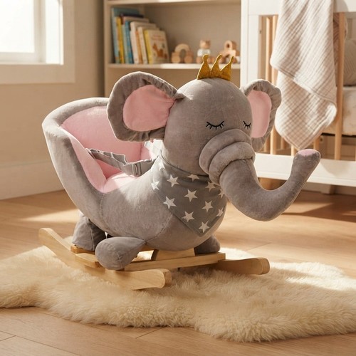 Baby rocking horse - horse, elephant