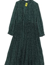 wyse A-Line Maxi Dress L in Green