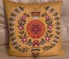 The Royal Hampshire Regiment  1st Battalion Colours cushion cover