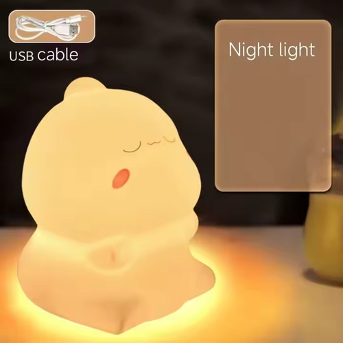 Led animal night light table - night,
