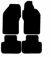 Tailored For Alfa Romeo 147 Selespeed 01-06 Black Basic Car Mats Autostyle