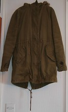 Ladies Jack Wills Green Parka