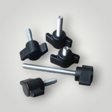 M6 Male Wing/ Wingnut Knobs /