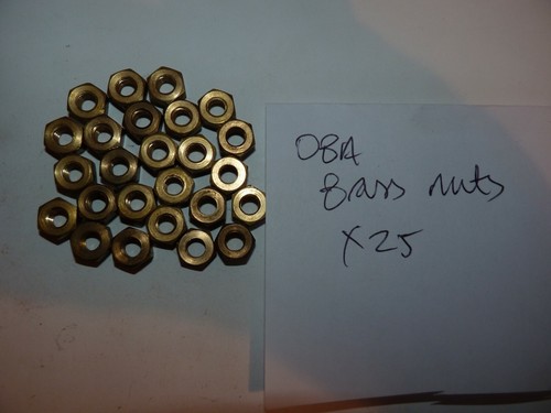 Brass nuts 25 - 0,
