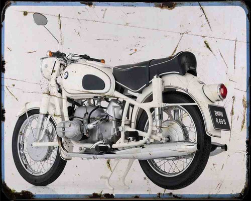Bmw r69s metal sign - 66, a4