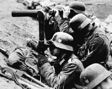 German Infantrymen watch