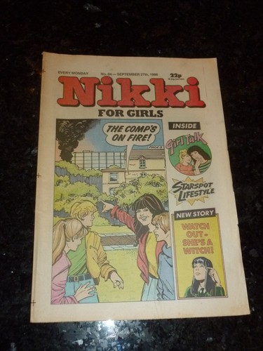 Nikki for girls comic issue - for,