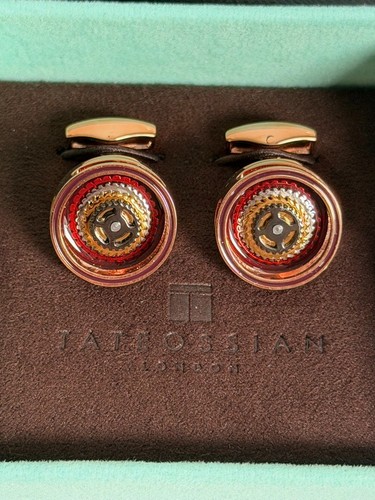 Tateossian cufflinks rose - tateossian,