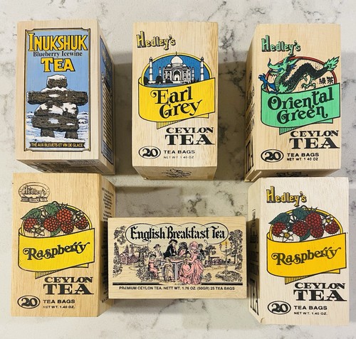 Lot wooden tea - of, 6