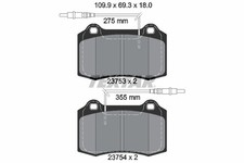 FRONT BRAKE PAD SET DISC BRAKE