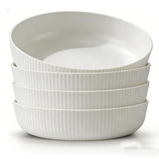 4pcs Deep Pasta Bowls