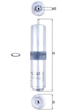 MAHLE KL763D Fuel Filter