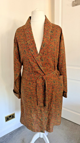 Vintage paisley smoking jacket - paisley,