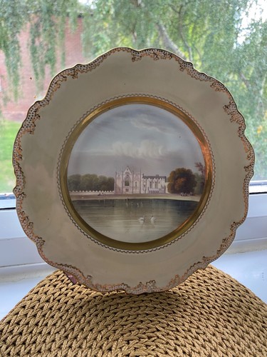 Antique hand painted newstead - hand-painted,
