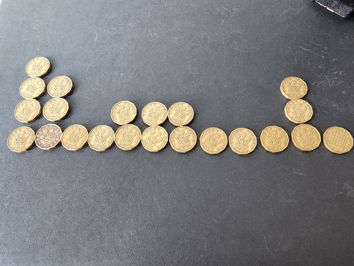 Old british pennies - 42,