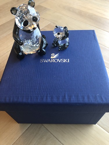 Swarovski crystal panda mother - panda,