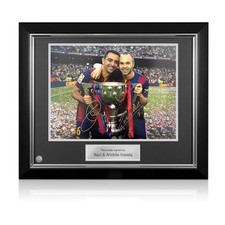 Andres Iniesta and Xavi