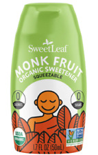 SweetLeaf CERTIFIED ORGANIC Monk Fruit Sweetener UNFLAVOURED diabetic keto 50ml