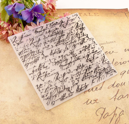 Plastic embossing folder - plastic,