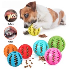 Puppy Toys Dog Toy Food Treat Interactive.Puzzle Ball for Tooth Teething Pet UK
