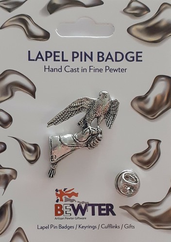 Falcon bird glove lapel - falcon,