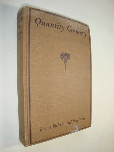 1927 quantity cookery menu - 1927,