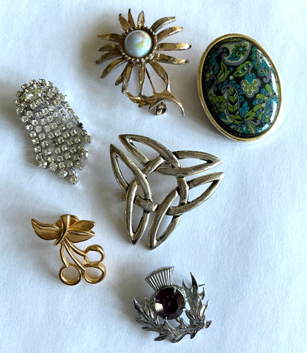 Vintage brooch joblot - brooch, bundle