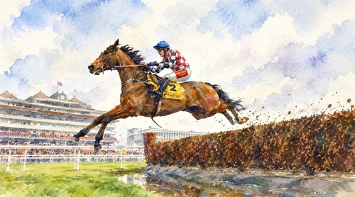 Print glossy water - 8", x
