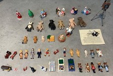 10. Hantel Pewter Miniatures, Moorland,Warwick & Minnie Maria figures & Thimbles