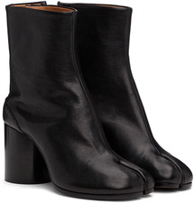 Black Tabi ankle boots Maison