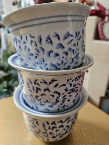 Handpainted chinese blue - handpainted, &
