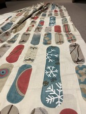 Quality Skateboard Pattern Lined Curtains for Bedroom With Neutral Background