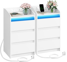 Bedside Tables Set of 2