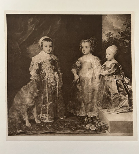 Antique print children - children, of