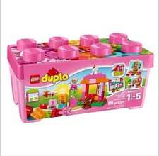 LEGO DUPLO All-in-One-Pink-Box-of-Fun Set 10571 Complete Without Box Retired VGC