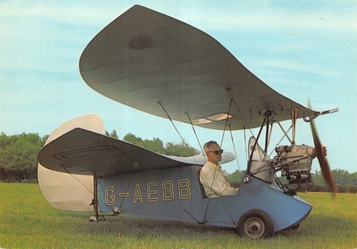 Military postcard flying flea - military,
