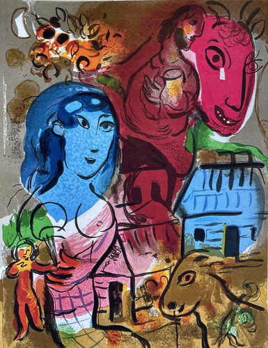Marc chagall antelope - chagall:,
