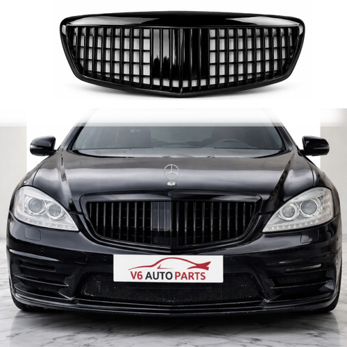 Glossy black maybach grill for - glossy,