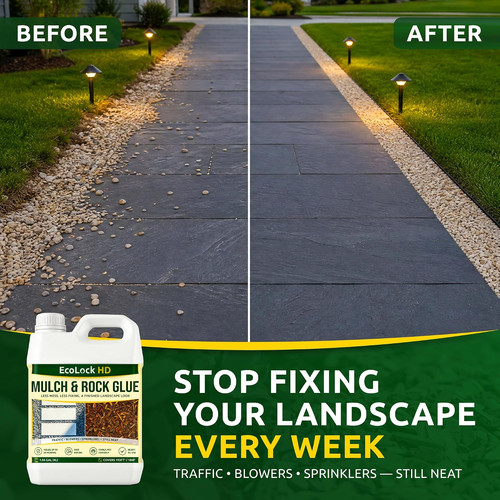 Rock mulch glue for - mulch,